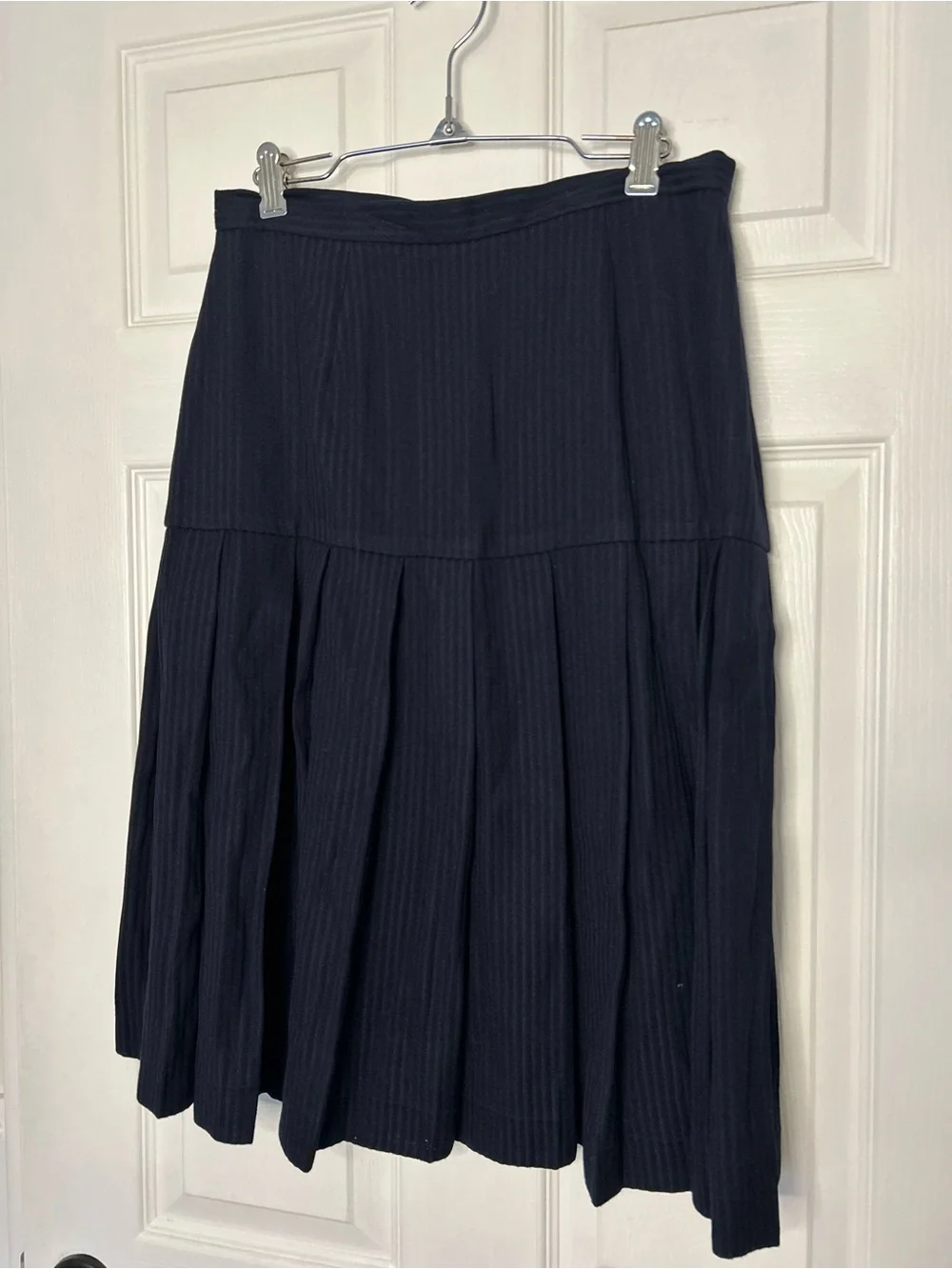 Christian Dior Vintage Striped Blazer Skirt Set